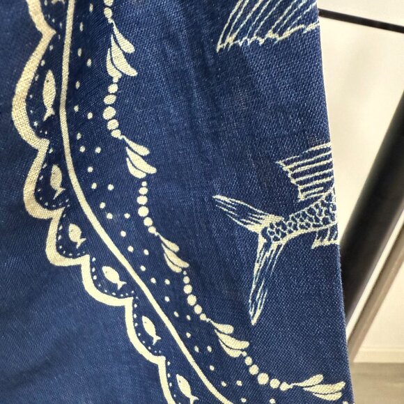 Alemais Oceane Blue and White Mini Dress - Picture 6 of 11